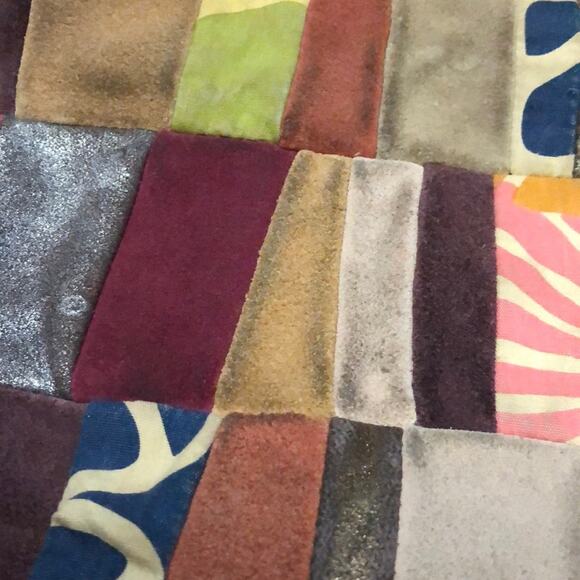 Fossil Patchwork Hobo Bag Purse - Picture 5 of 12